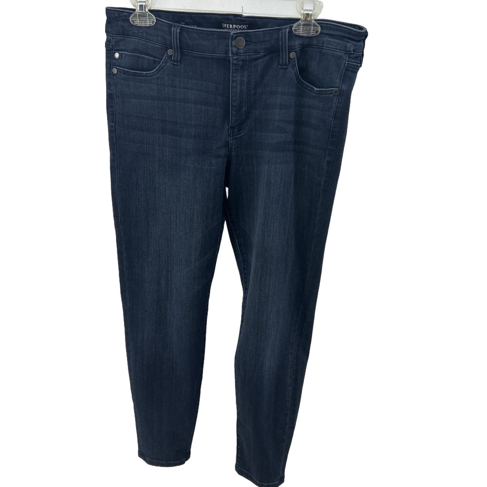 Liverpool Blue Ankle Cropped Jeans